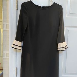 Talbot’s Black Dress with bell sleeves